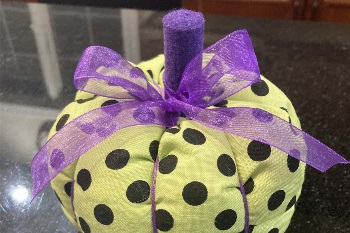 Fabric pumpkin