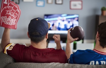 guys watching football