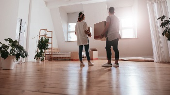 couple moving into new home